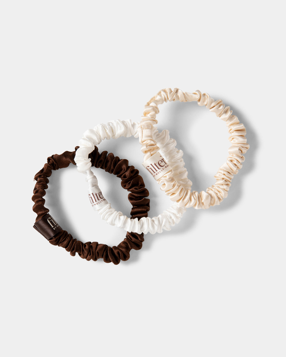 Silk Scrunchies Three Pack