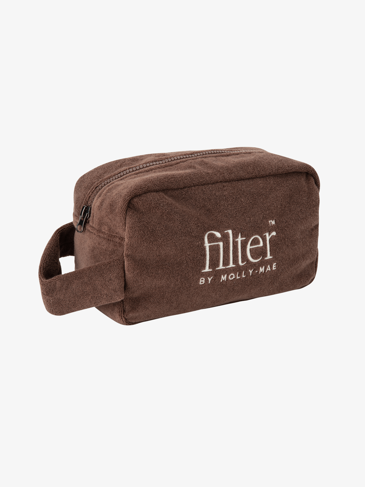 Brown Towel Make-Up Bag