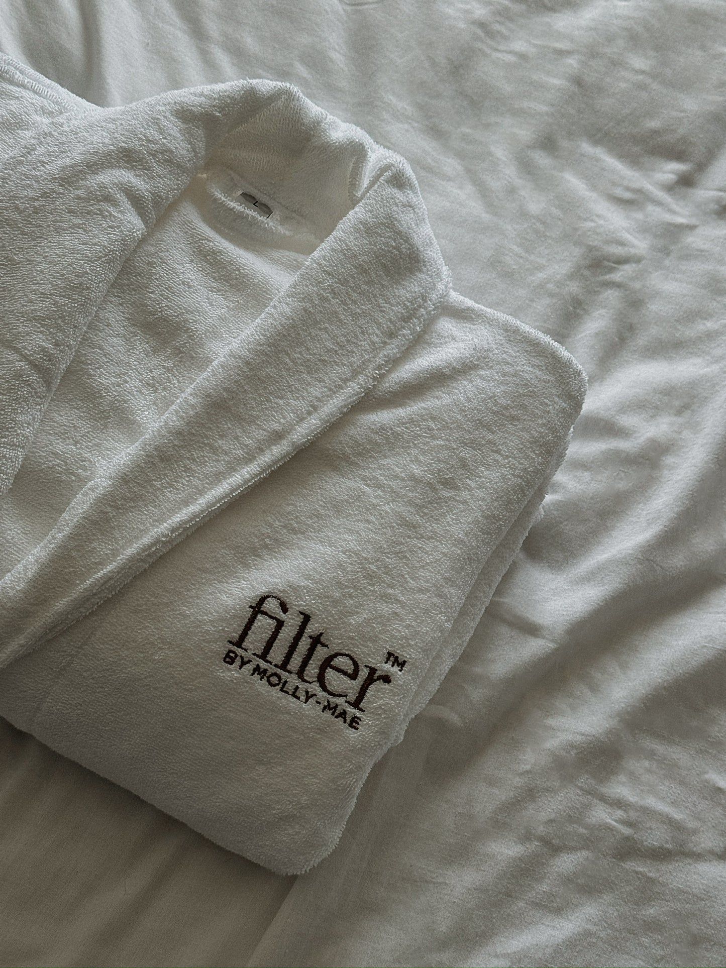 White Towel Dressing Gown