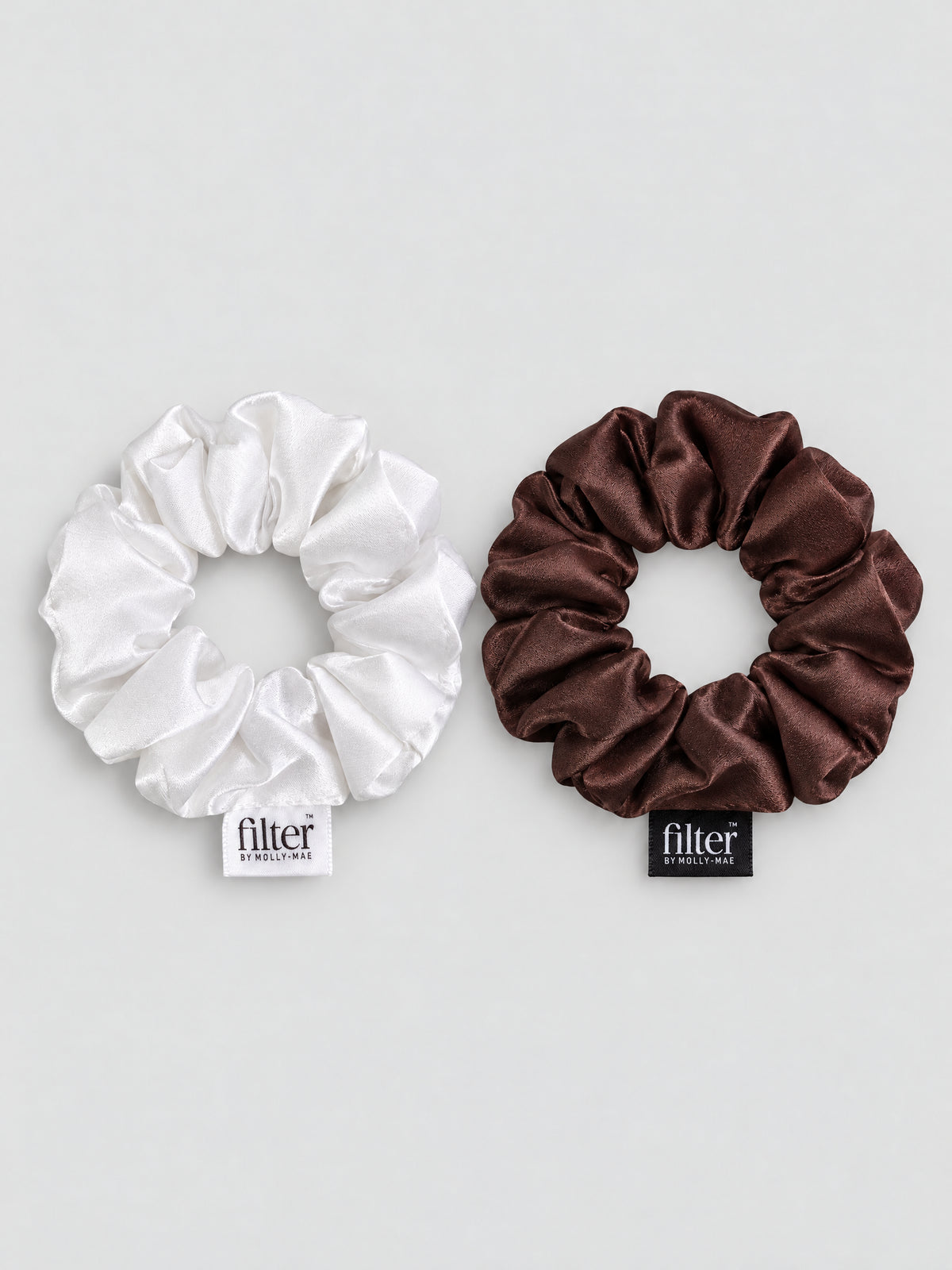 Silk Scrunchies Two Pack